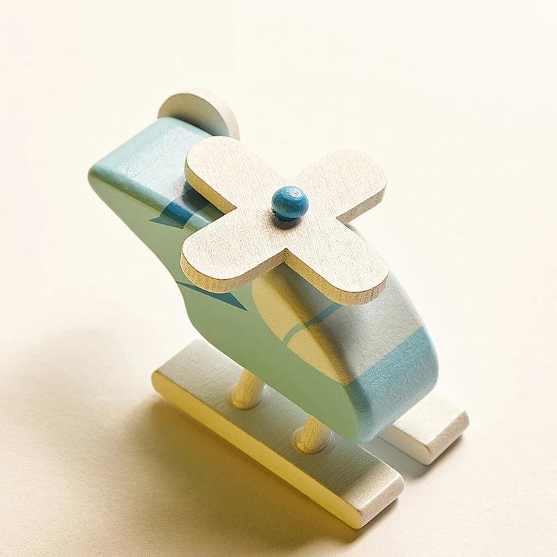 Wooden Helicopter Toy