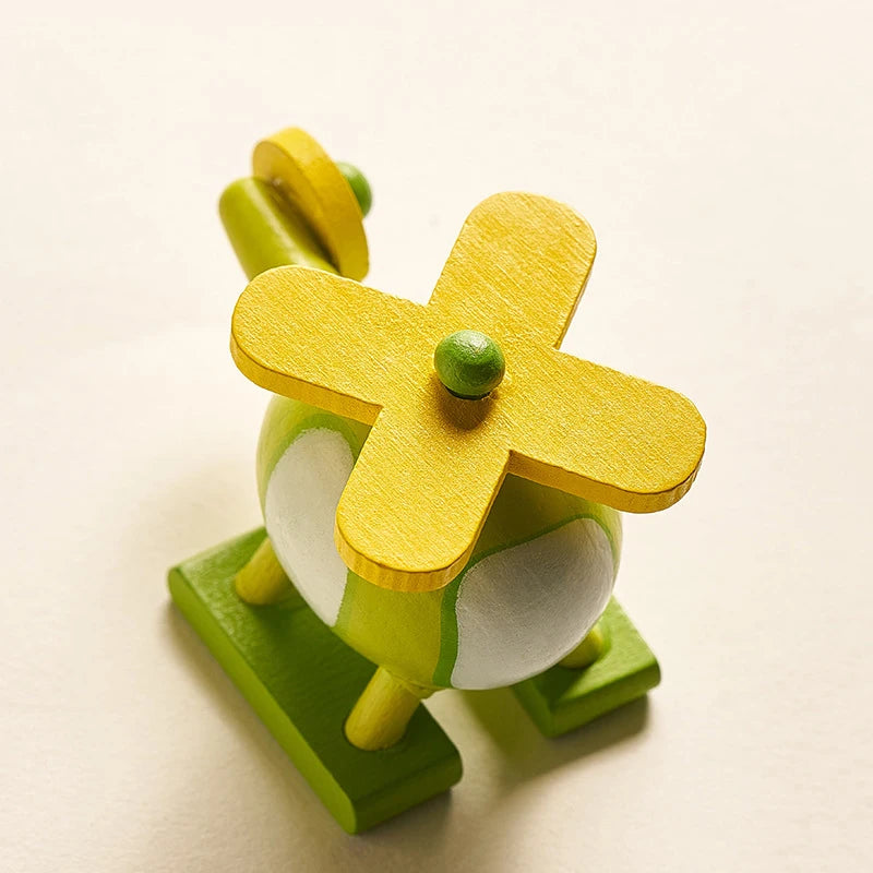 Wooden Helicopter Toy