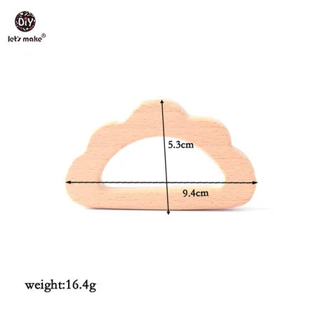 Cloud Wooden Teether