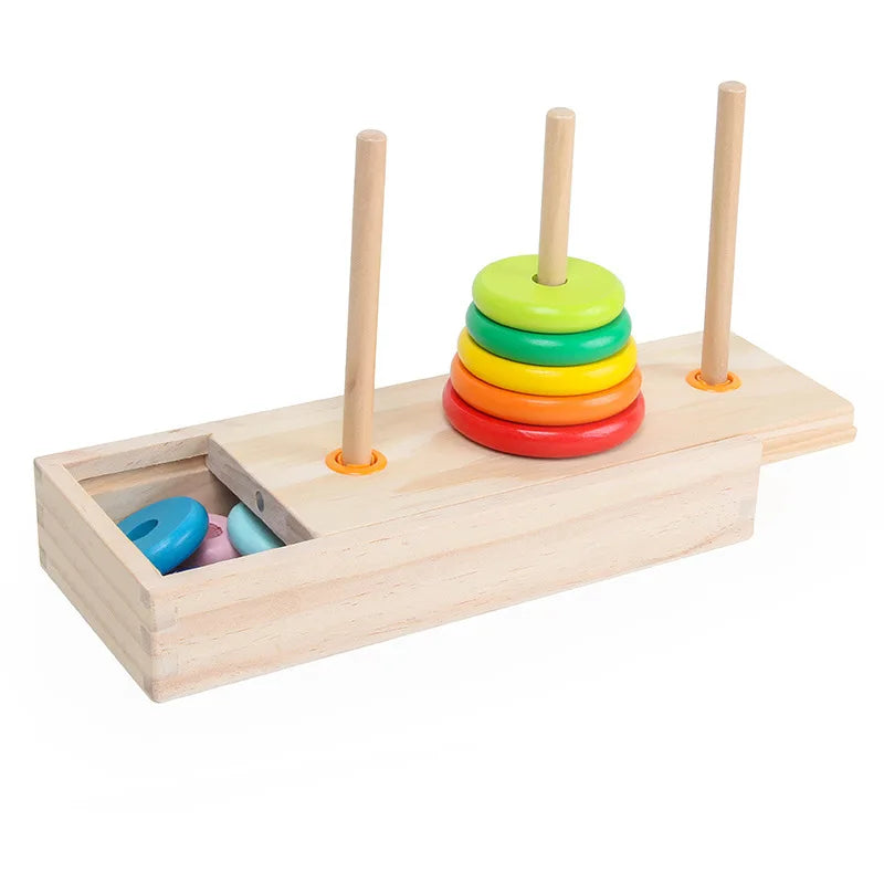 Wooden Stacking Toy - Circles