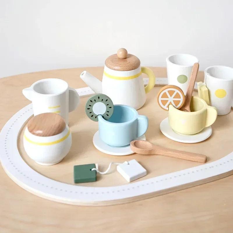 Wooden Tea Set