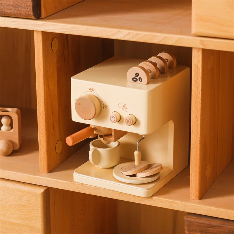 Wooden Espresso Machine - Large