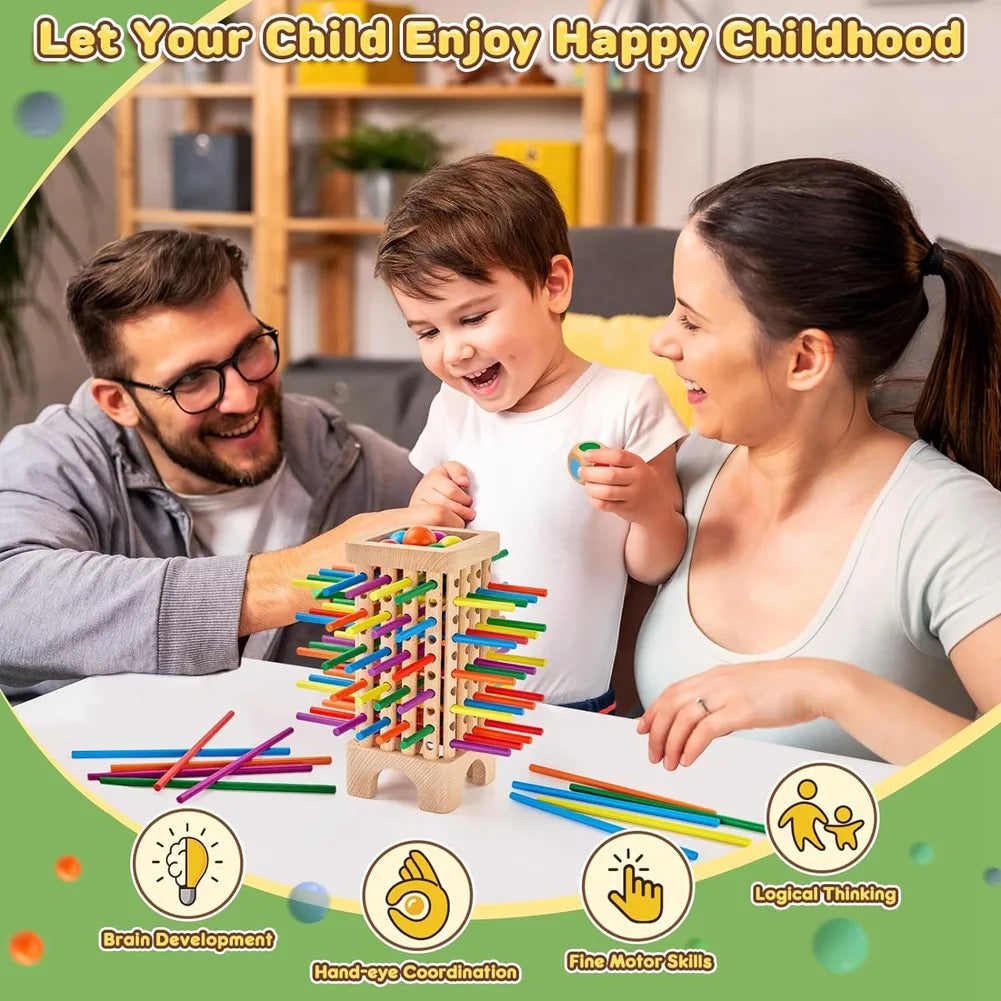 Wooden trick sticks