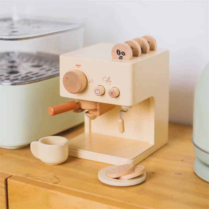 Wooden Espresso Machine - Large