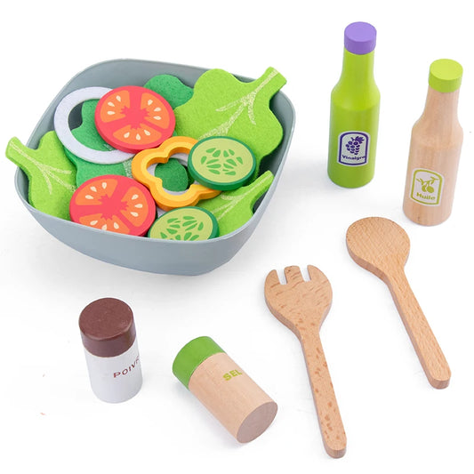 Wooden Salad Set