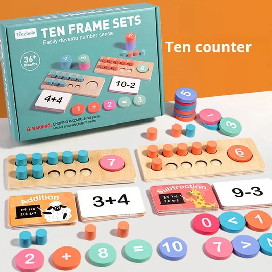 Wooden Mathematics Game
