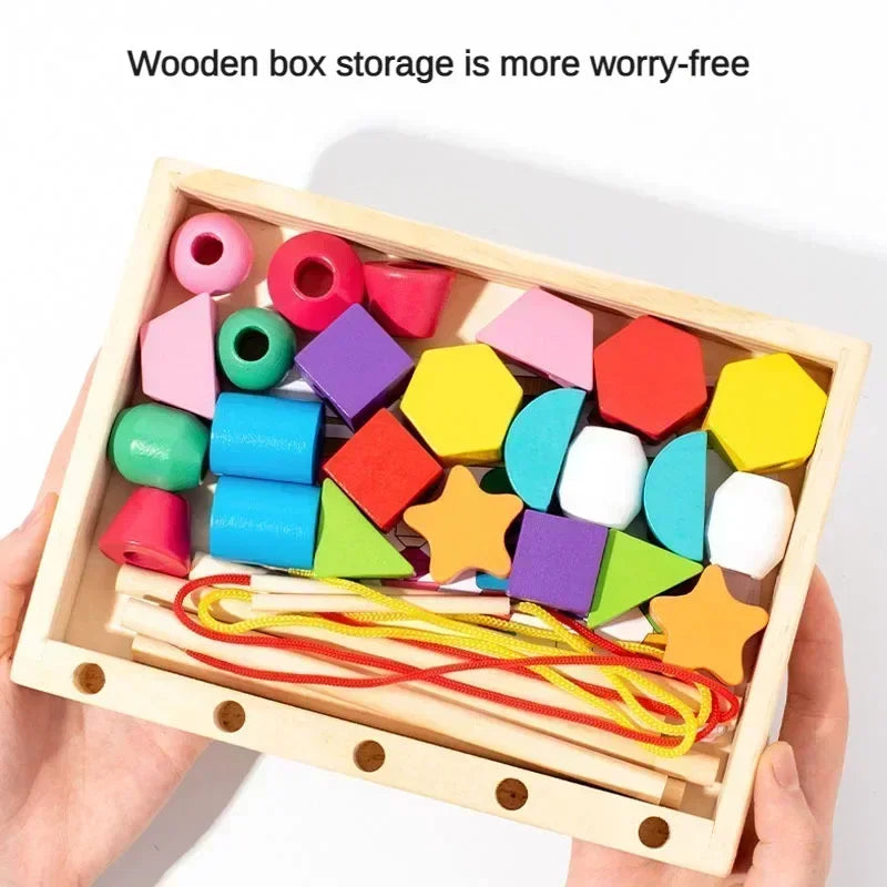 Wooden Stacking Toy - Shapes