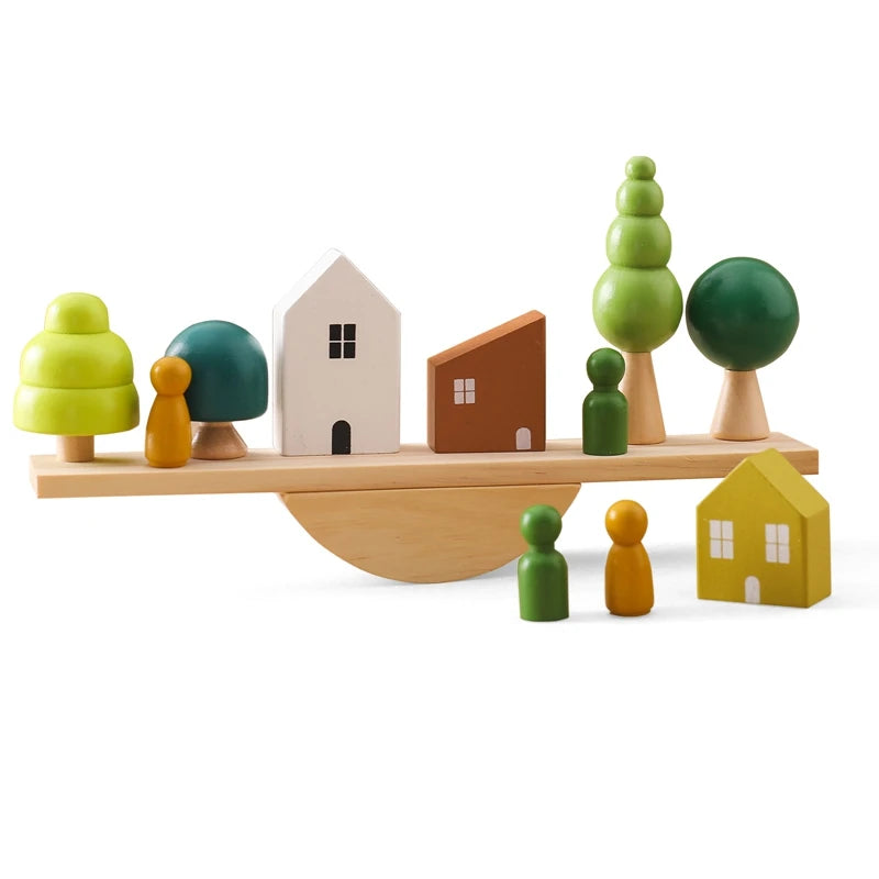 Wooden Tiny Timber Town